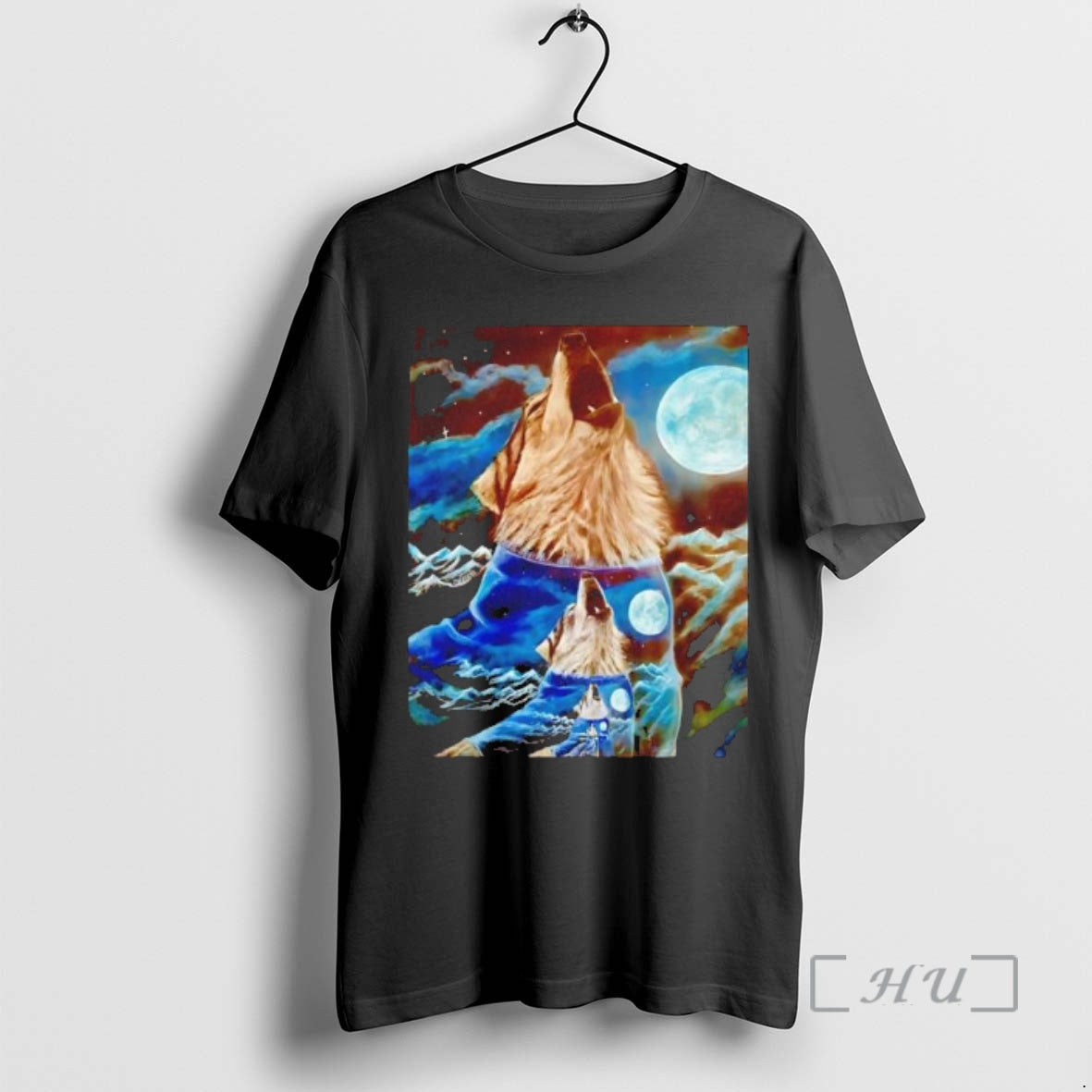 Trending Travis Chapman Wolf And Moon T-Shirts, Hoodie, Sweatshirt | InkNestWear.com