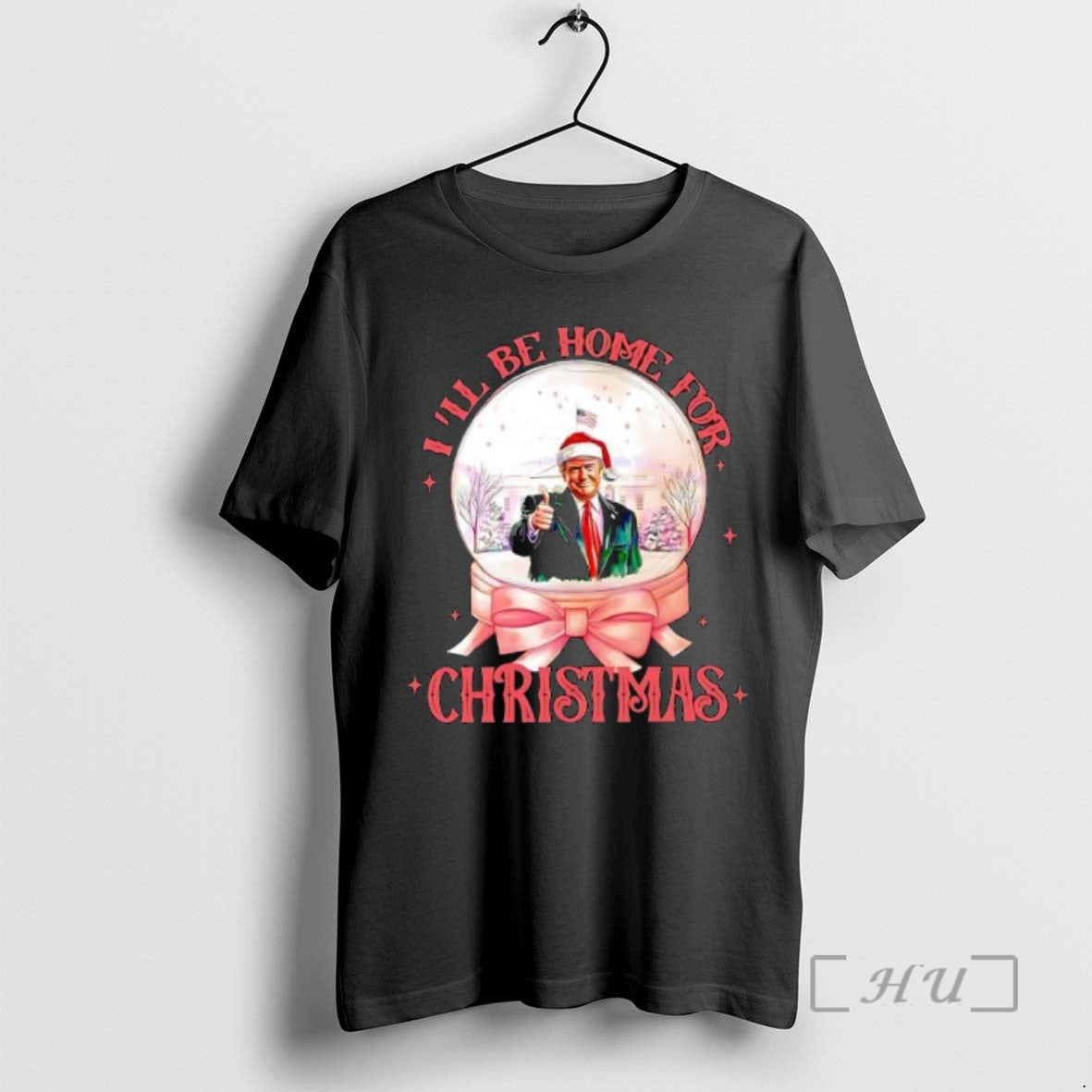 Trending Trump Ill Be Home For Christmas White House T-Shirts, Hoodie, Sweatshirt | InkNestWear.com