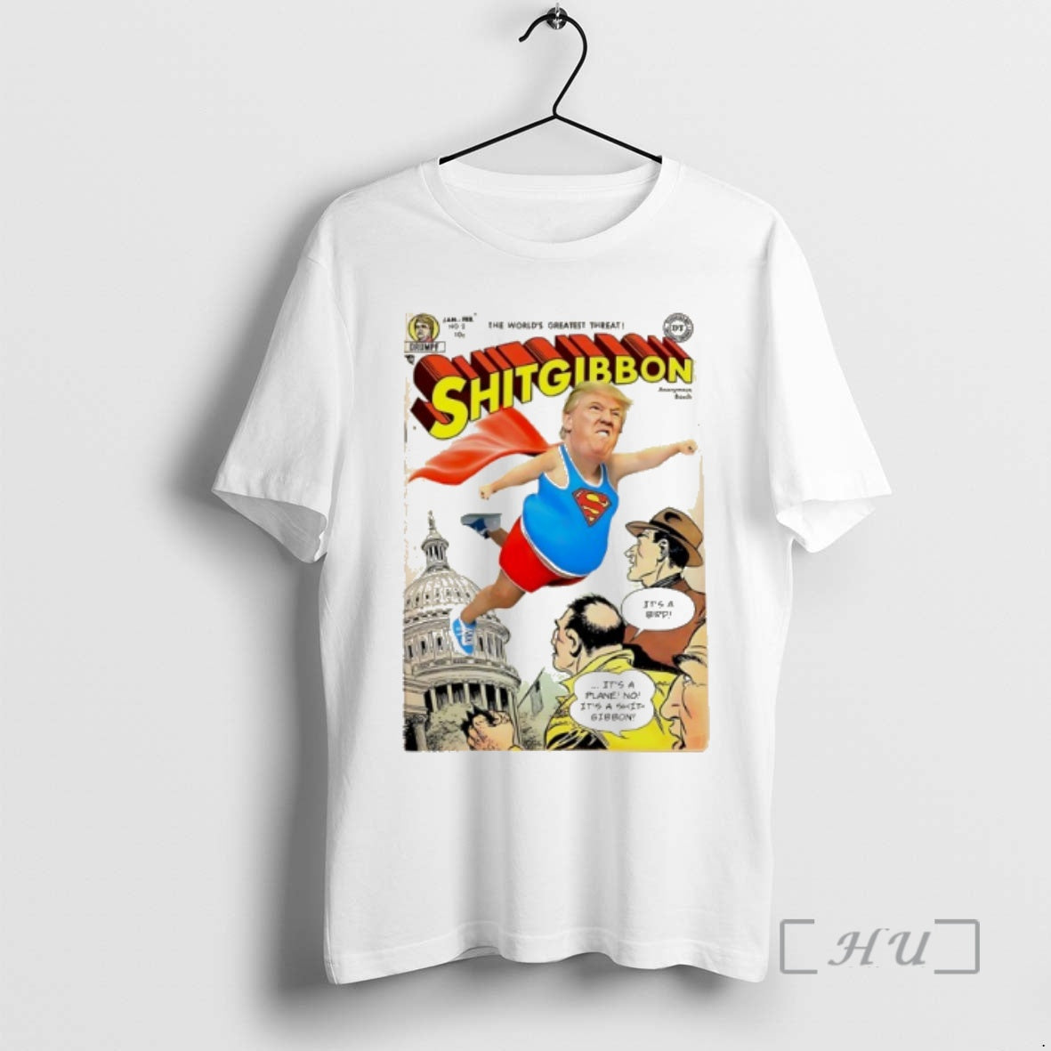Trending Trump Shitgibbon Its A Bird Meme T-Shirts, Hoodie, Sweatshirt | InkNestWear.com