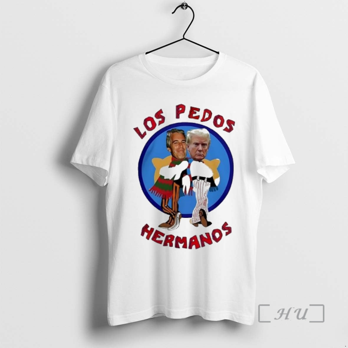 Trending Trump And Bush Los Pollos Hermanos Cartoon T-Shirts, Hoodie, Sweatshirt | InkNestWear.com