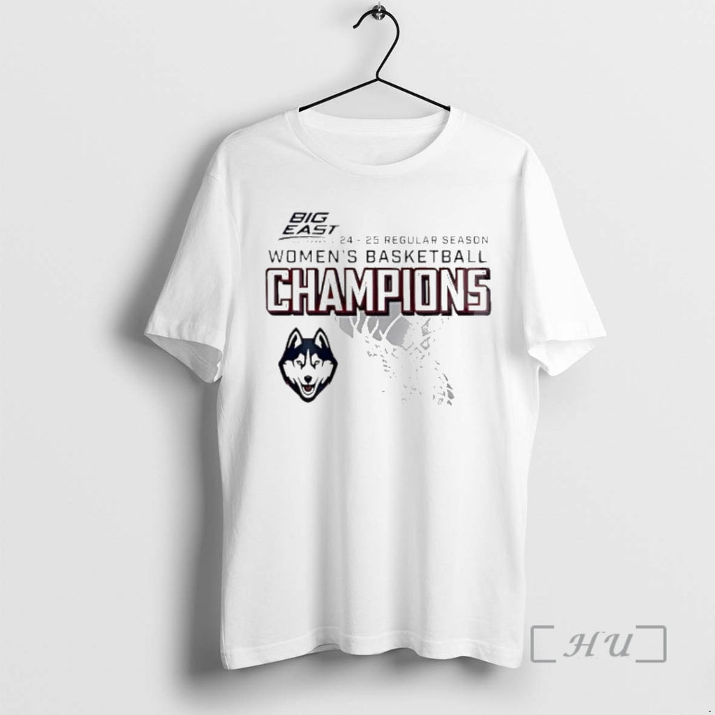 Trending Uconn Huskies X Big East Wbb Season 24 25 Tournament Champions 2025 Premium T-Shirts, Hoodie, Sweatshirt