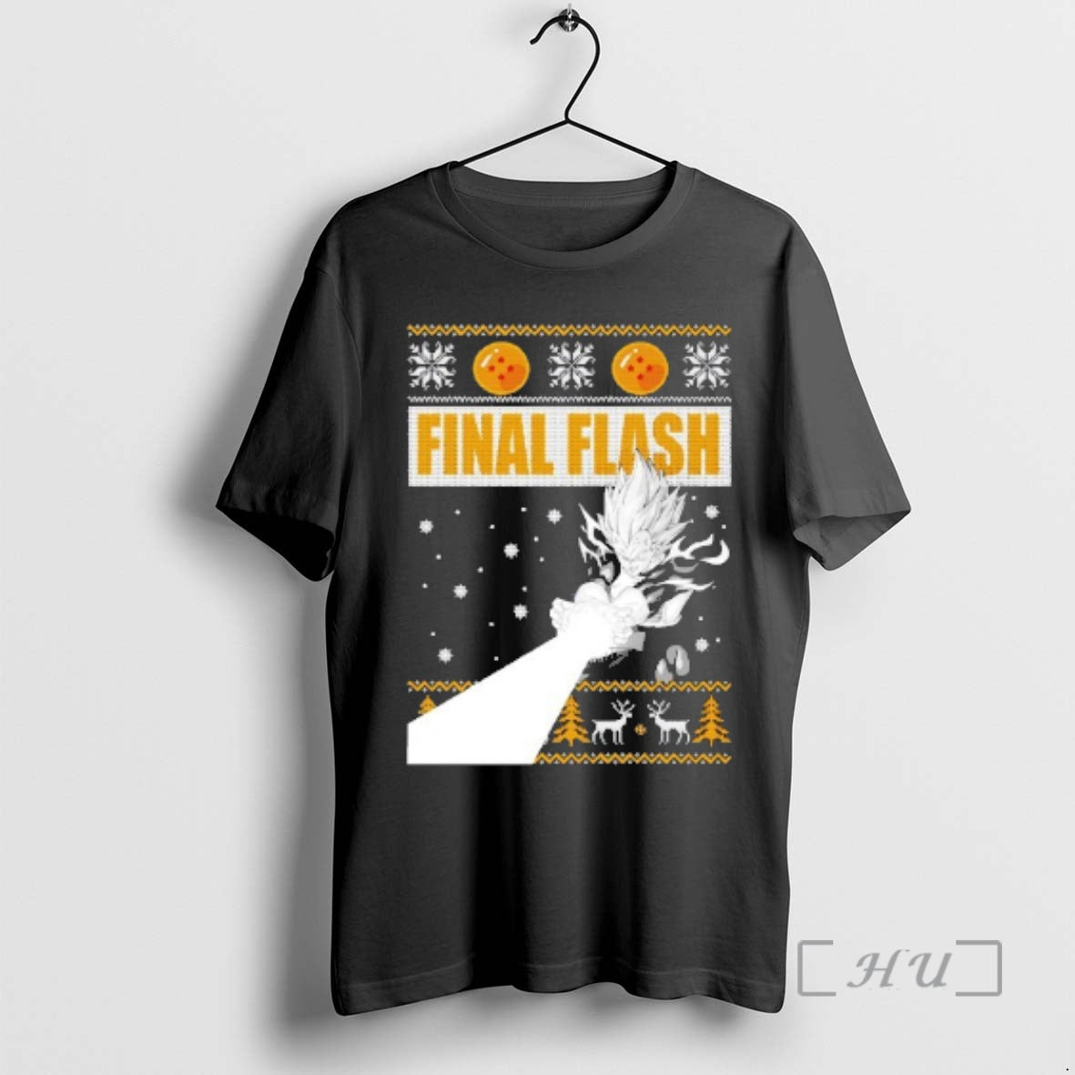 Trending Vegeta Final Flash Ugly Christmas T-Shirts, Hoodie, Sweatshirt | InkNestWear.com