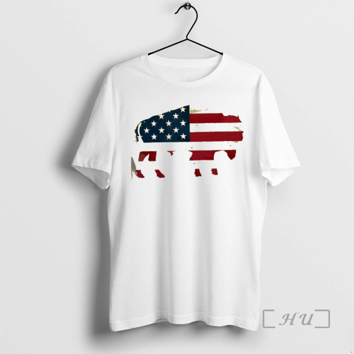 Trending Vintage Buffalo American Flag Bison Patriotic Gift T-Shirts, Hoodie, Sweatshirt | InkNestWear.com