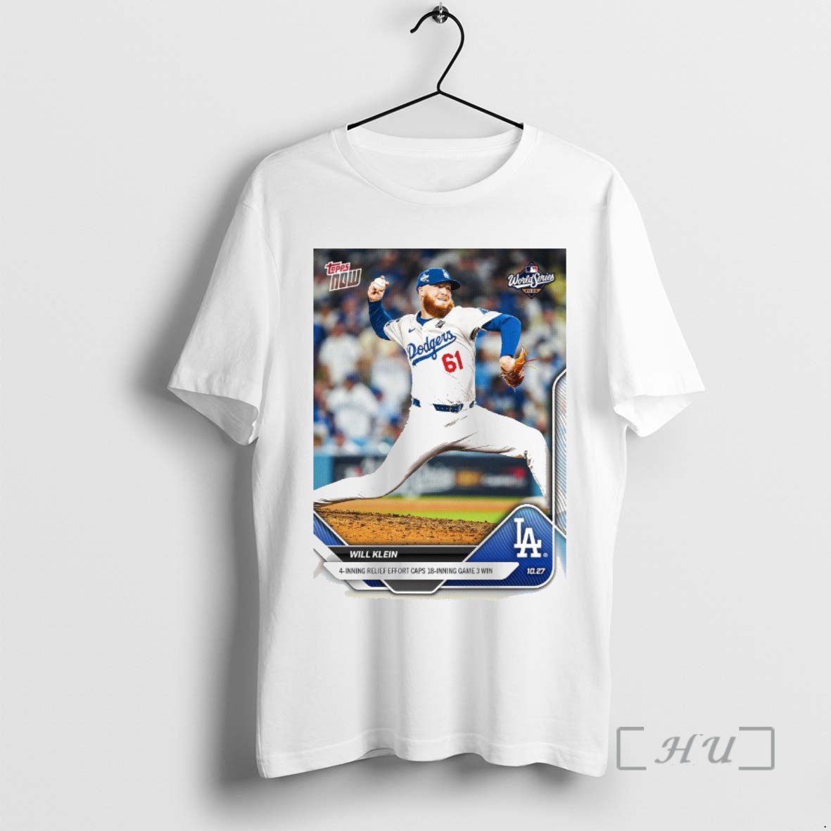 Trending Will Klein 2025 Mlb Topps Los Angeles Dodgers 4 Inning Relief Effort Caps 18 T-Shirts, Hoodie, Sweatshirt