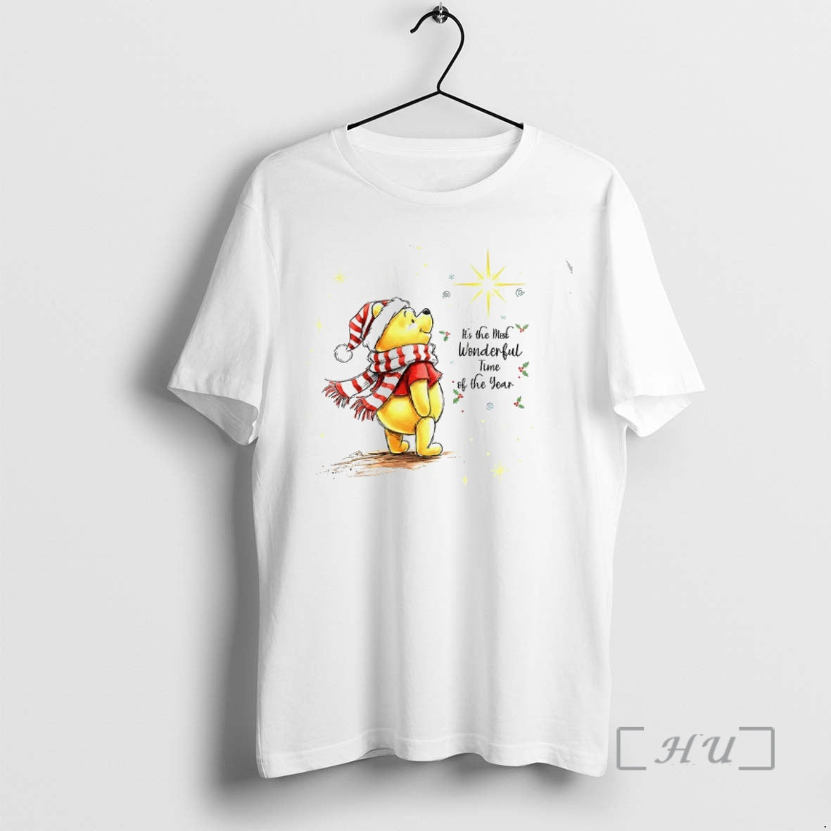 Trending Winnie The Pooh Its The Most Wonderful Time Of The Year Merry Christmas Premium T-Shirts, Hoodie, Sweatshirt