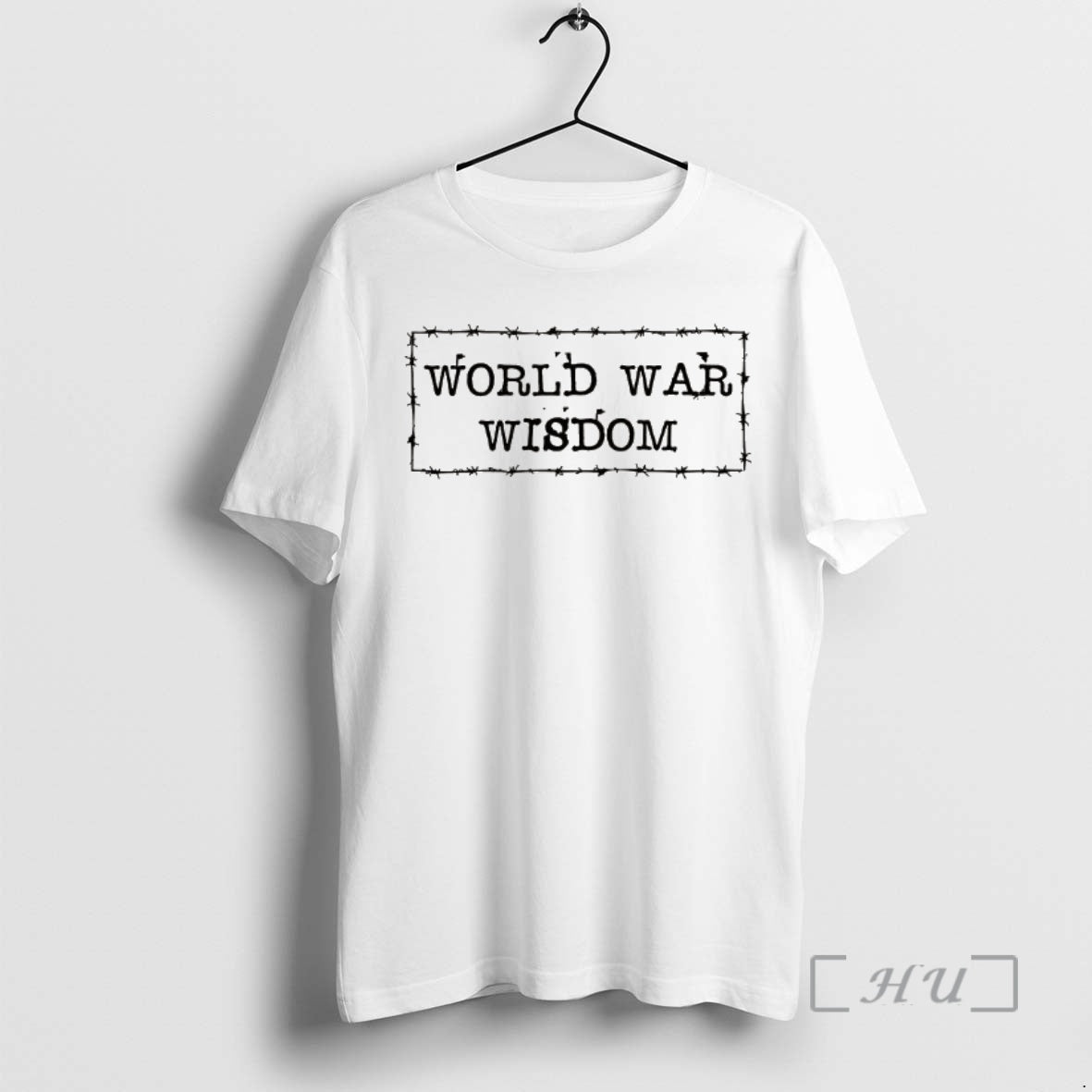 Trending World War Wisdom Barbed Wire Frame Logo T-Shirts, Hoodie, Sweatshirt | InkNestWear.com