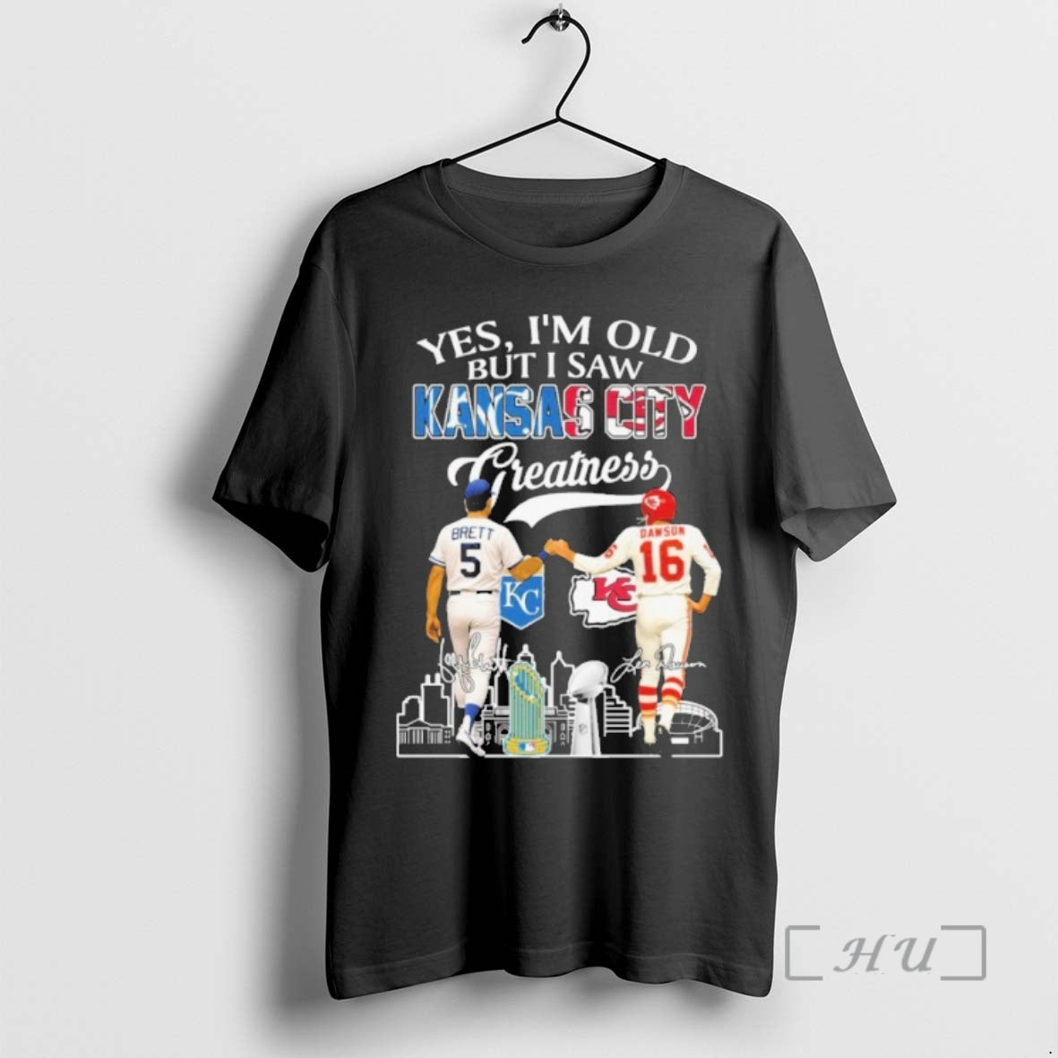 Trending Yes Im Old But I Saw Kansas City Greatness Brett X Dawson Signature City T-Shirts, Hoodie, Sweatshirt