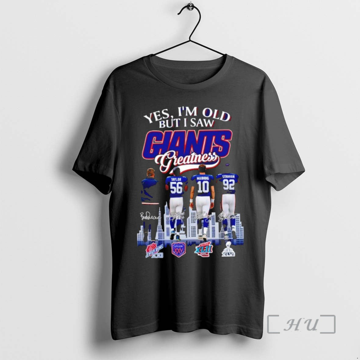 Trending Yes Im Old But I Saw New York Giants Greatness Taylor 56 Manning 10 T-Shirts, Hoodie, Sweatshirt | InkNestWear.com