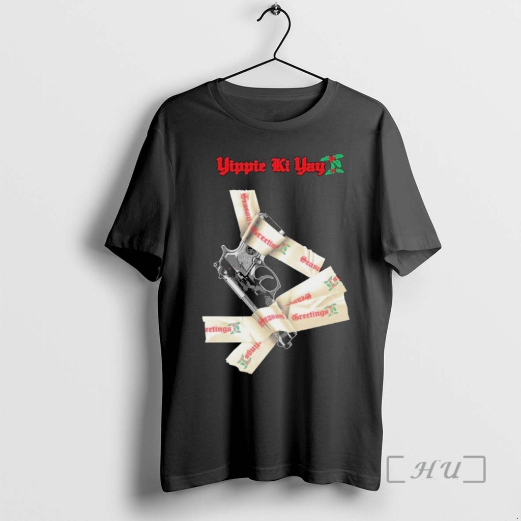 Trending Yippie Ki Yay Holiday Christmas T-Shirts, Hoodie, Sweatshirt | InkNestWear.com