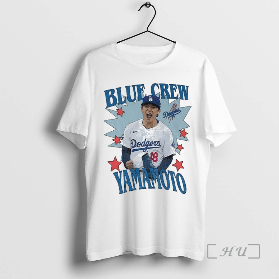 Trending Yoshinobu Yamamoto Blue Crew Los Angeles Dodgers Baseball Players World Series 2025 Premium T-Shirts, Hoodie,...