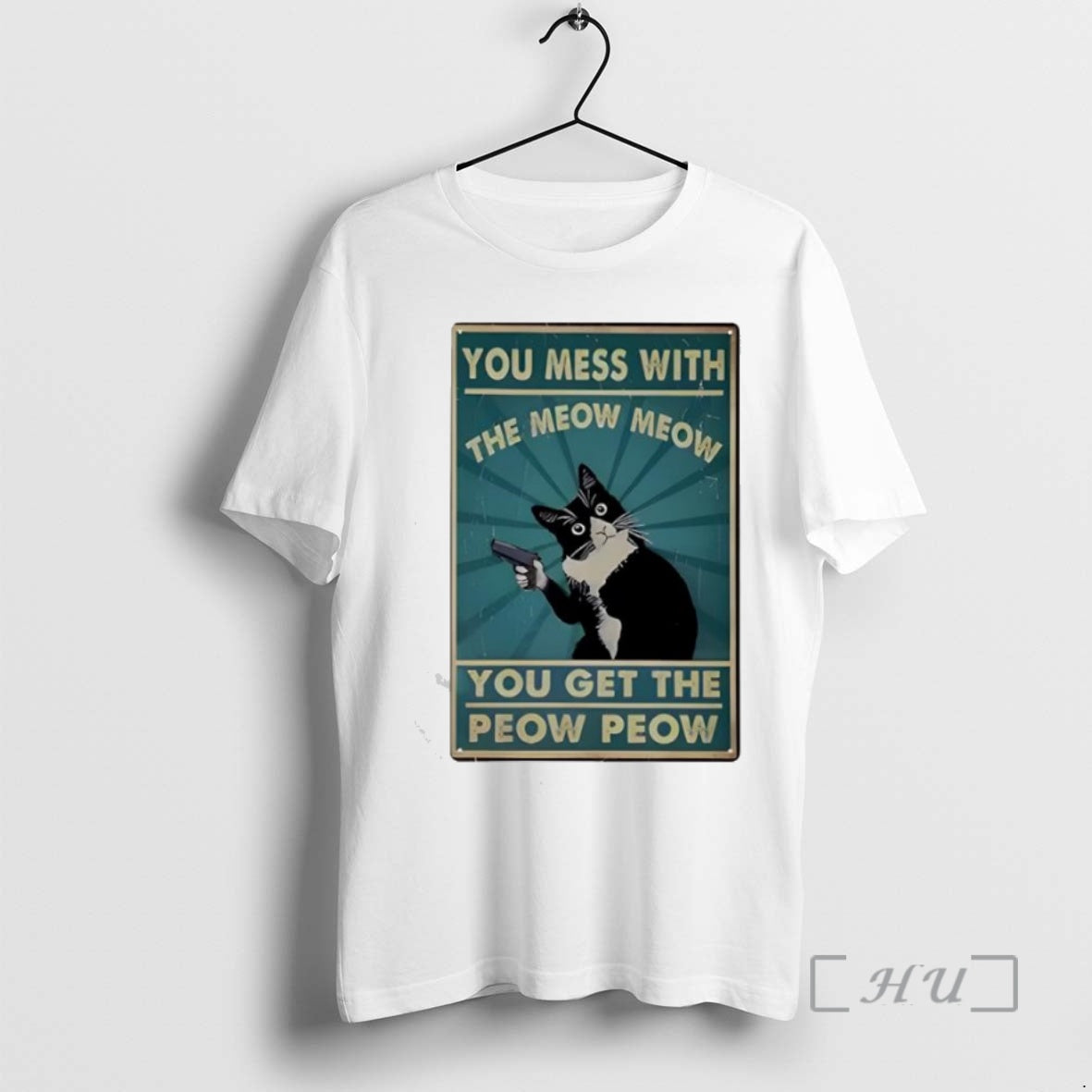 Trending You Mess With The Meow Meow Funny Cat Attitude T-Shirts, Hoodie, Sweatshirt | InkNestWear.com