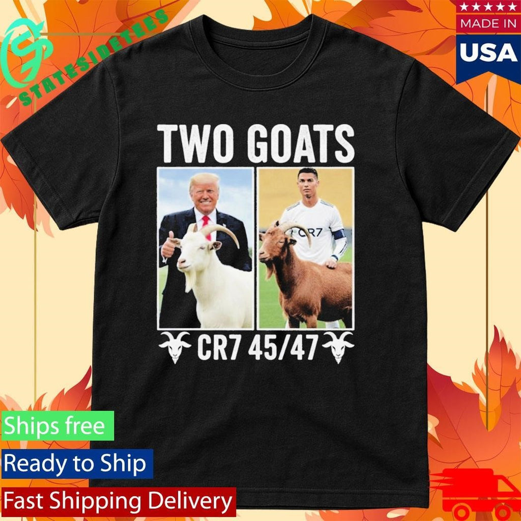 Trump Ronaldo CR7 Two Goats Shirt