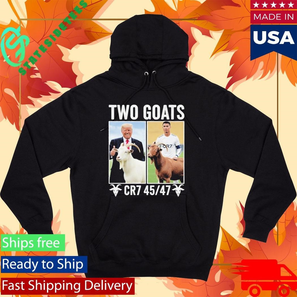 Trump Ronaldo CR7 Two Goats Shirt