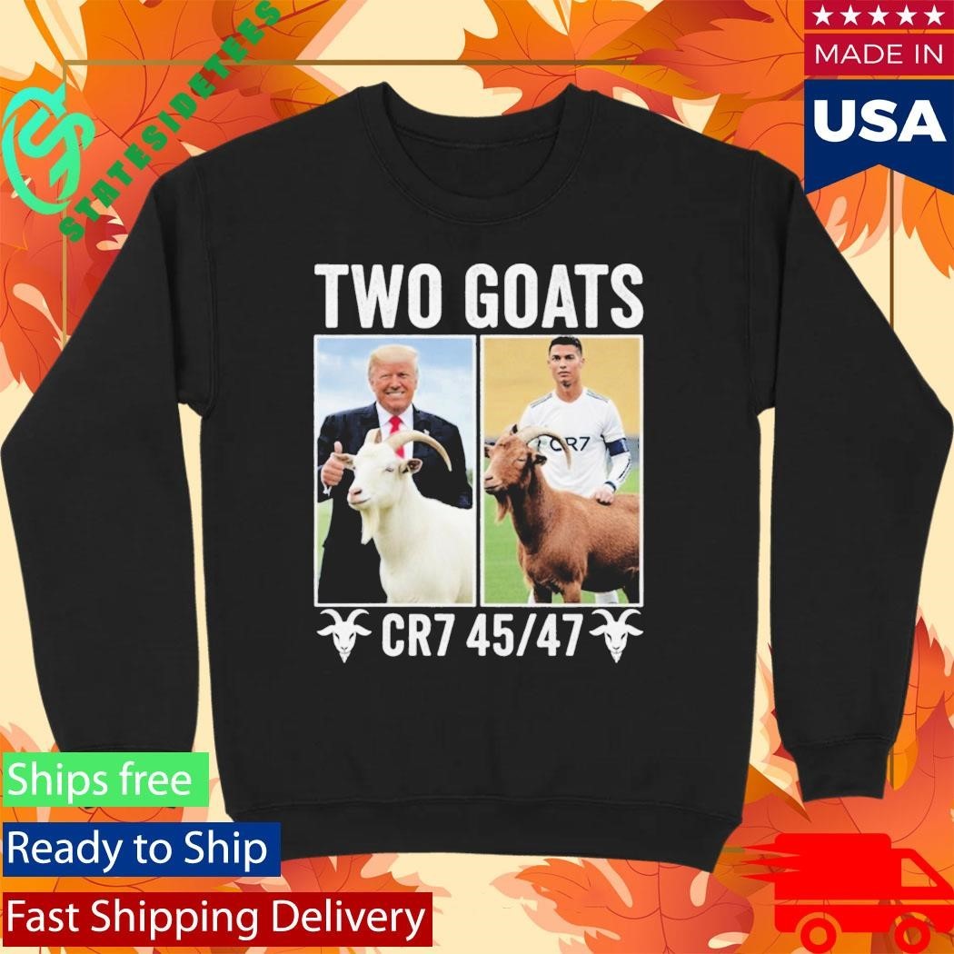 Trump Ronaldo CR7 Two Goats Shirt