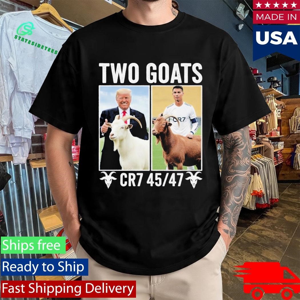 Trump Ronaldo CR7 Two Goats Shirt
