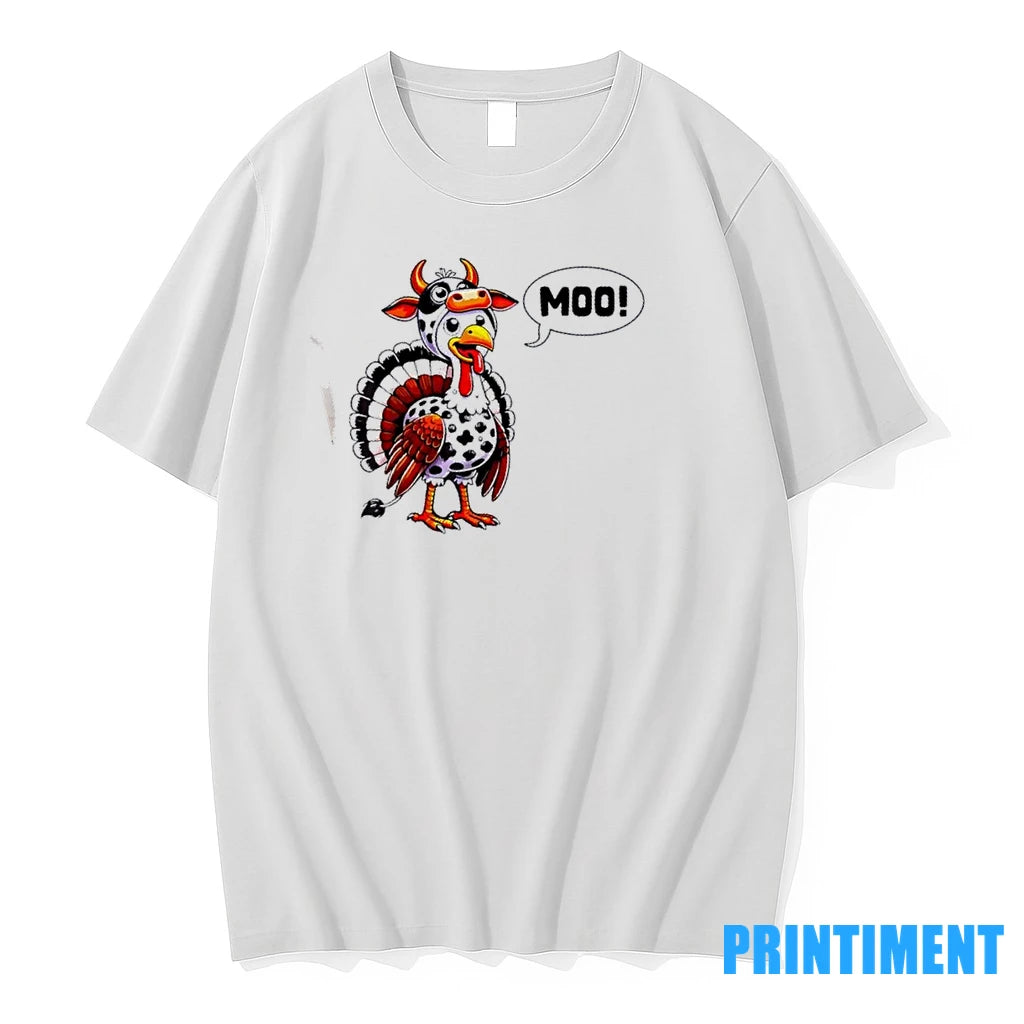 Turkey Moo Cow Thanksgiving Tshirts Sweater