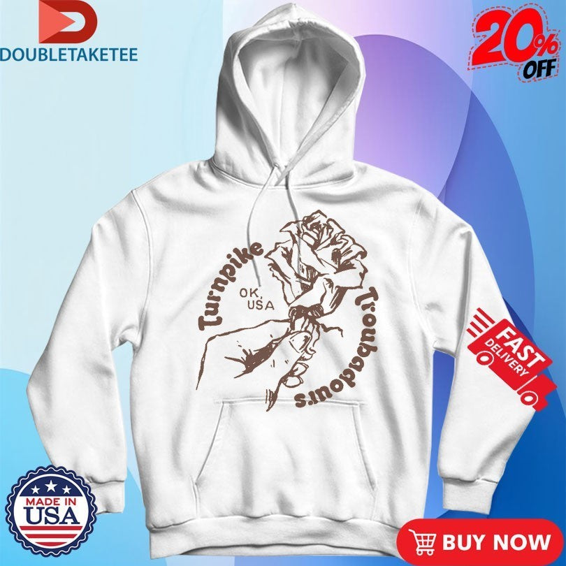 Turnpike Troubadours OK USA Hand Rose Shirts