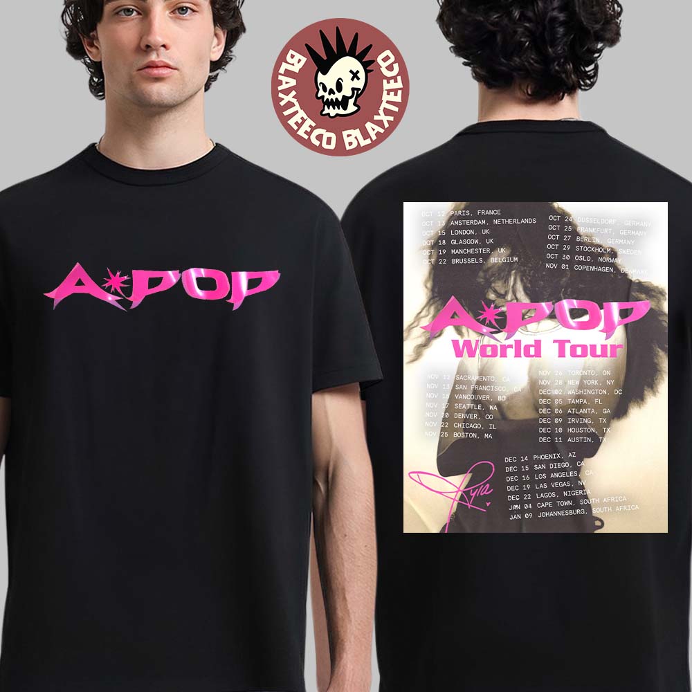 Tyla A Pop World Tour 2026 Schedule Dates Two Sided T-Shirt