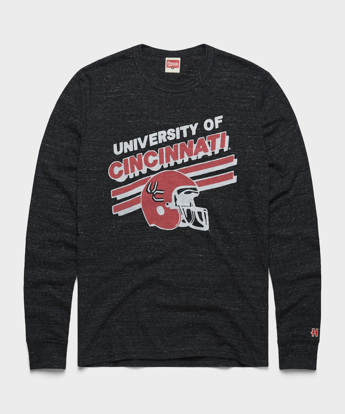 U Of Cincinnati Football Long Sleeve Tee