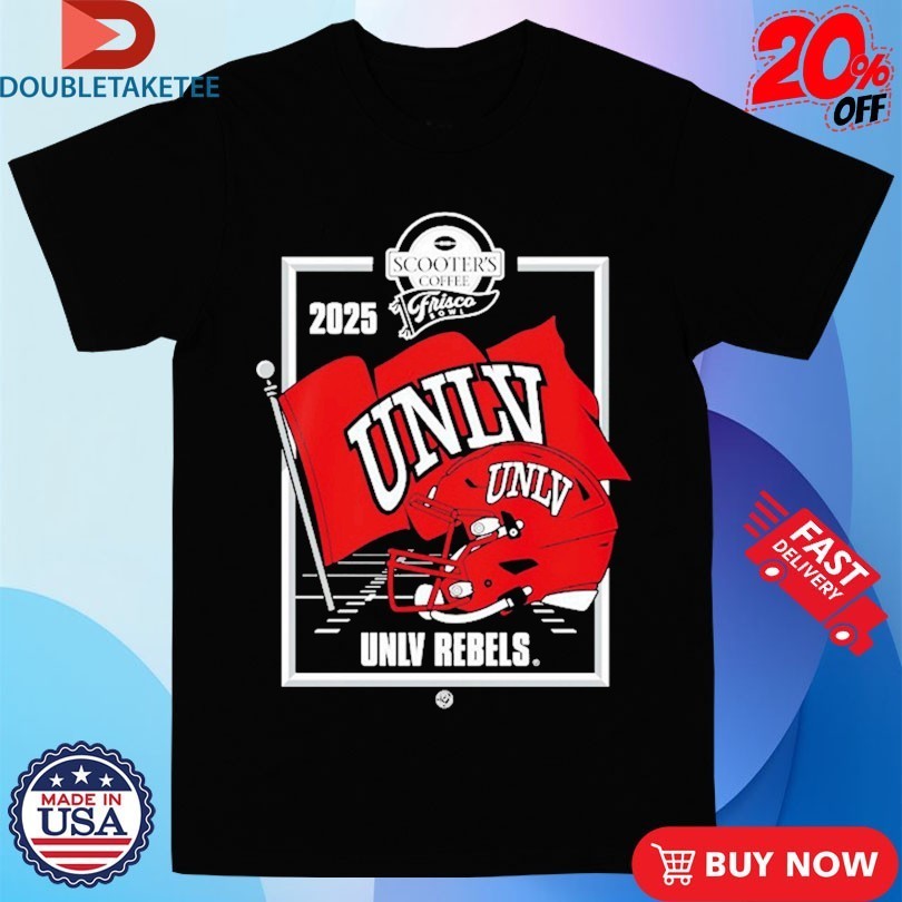 UNLV Rebels Scooter’s Coffee Frisco Bowl Helmet Shirts