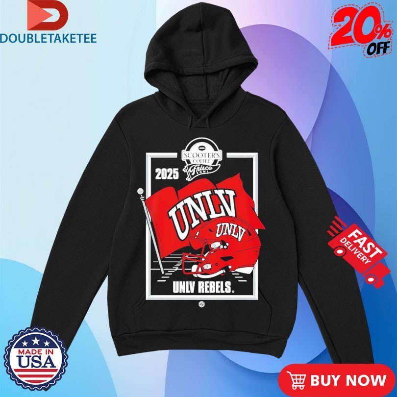 UNLV Rebels Scooter’s Coffee Frisco Bowl Helmet Shirts