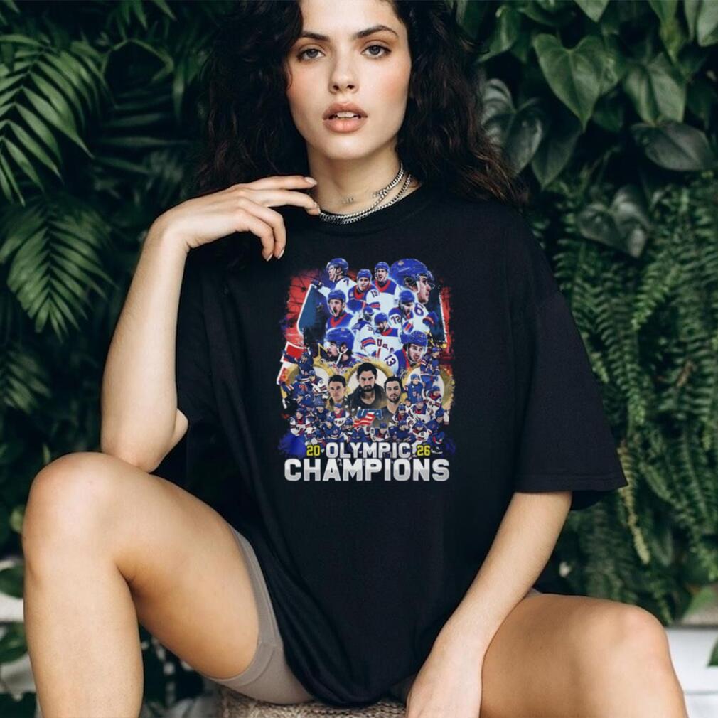USA Hockey 2026 Olympic Champions Commemorative Team T Shirt