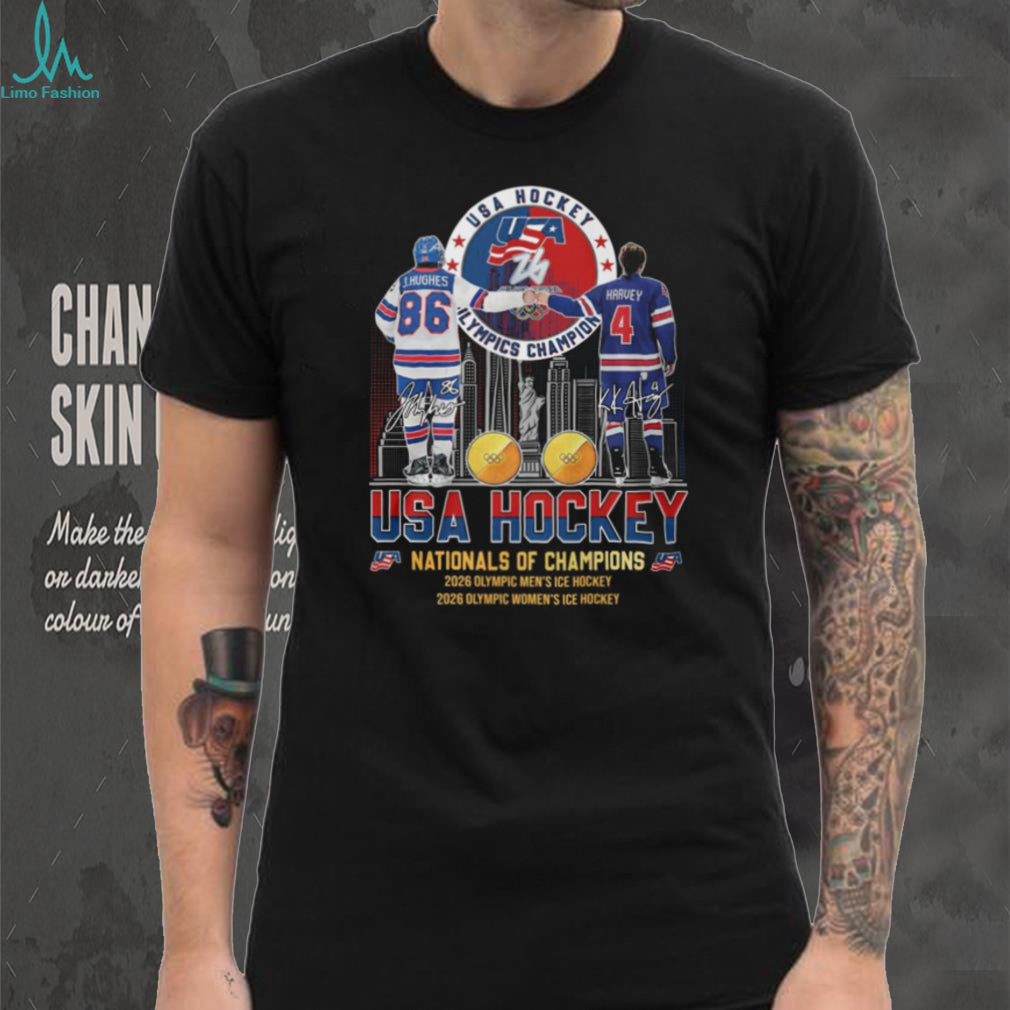 USA Hockey 2026 Olympic Champions Men’s & Women’s Ice Hockey T Shirt