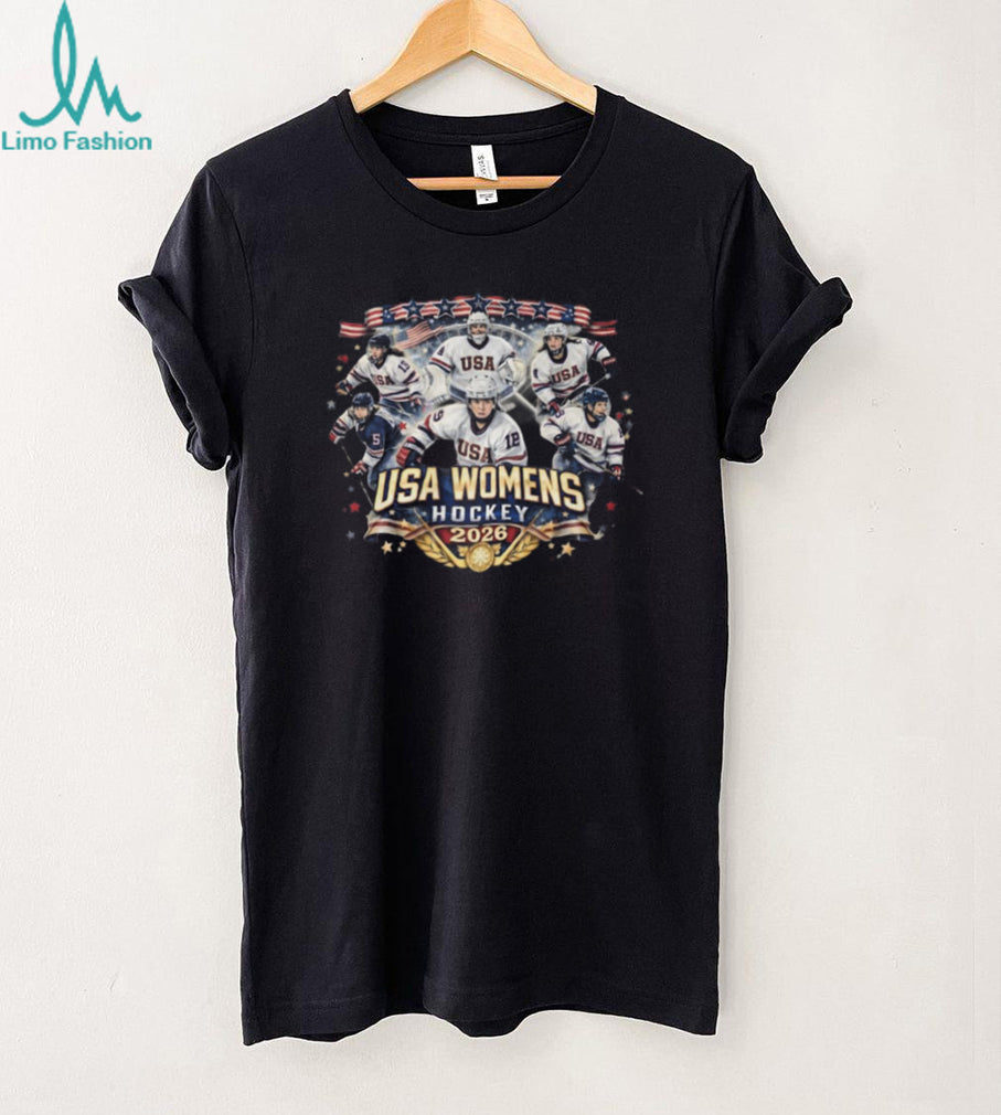 USA Women’s Hockey 2026 Winter Games Patriotic Team Graphic T Shirt