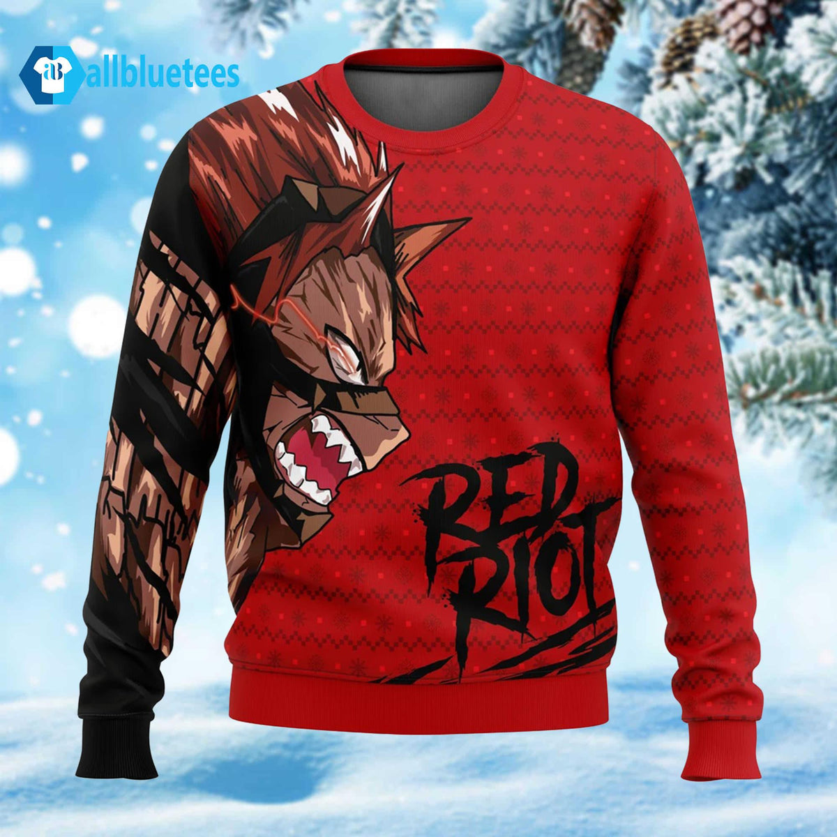 Unbreakable Red Riot Ugly Christmas Sweater