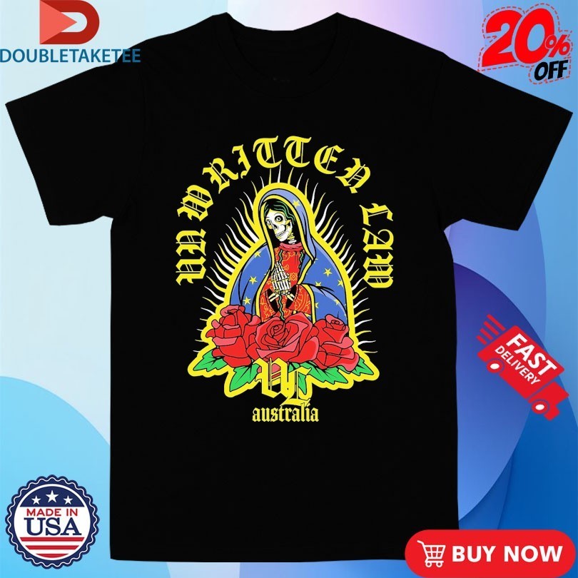 Unwritten Law Australia Skeleton Virgin Mary Shirts