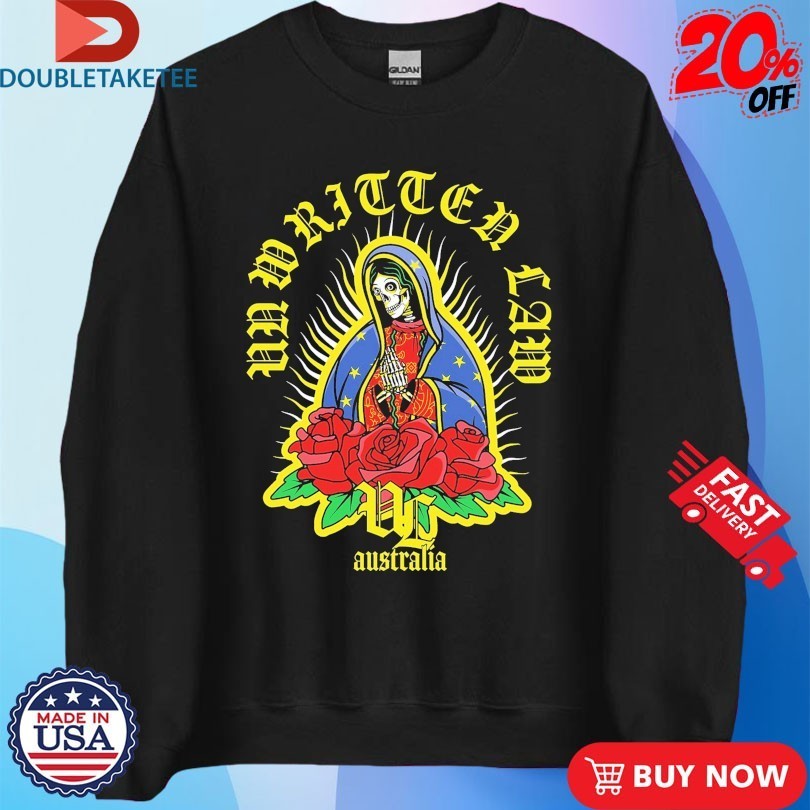 Unwritten Law Australia Skeleton Virgin Mary Shirts