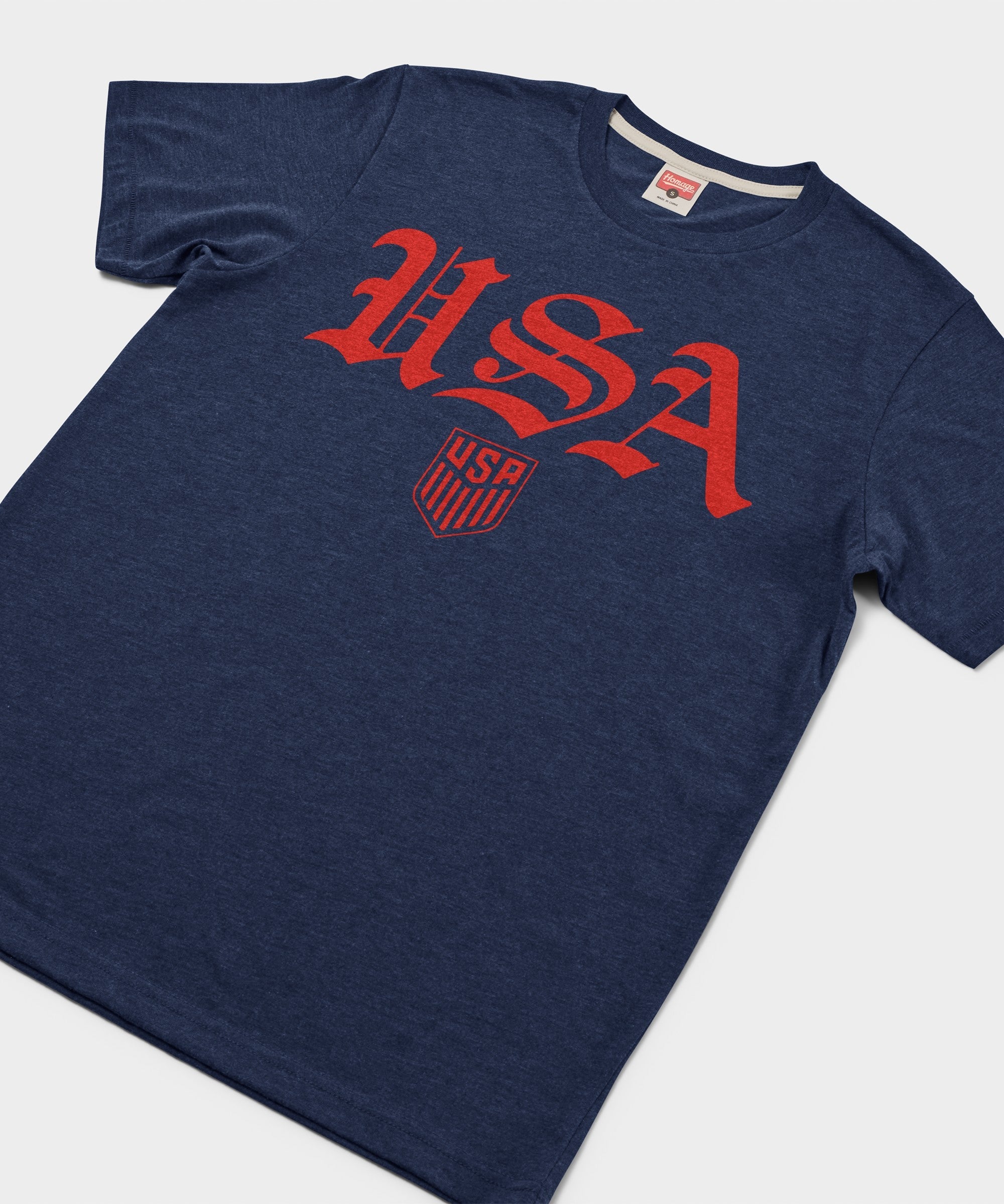 USMNT USA Old English