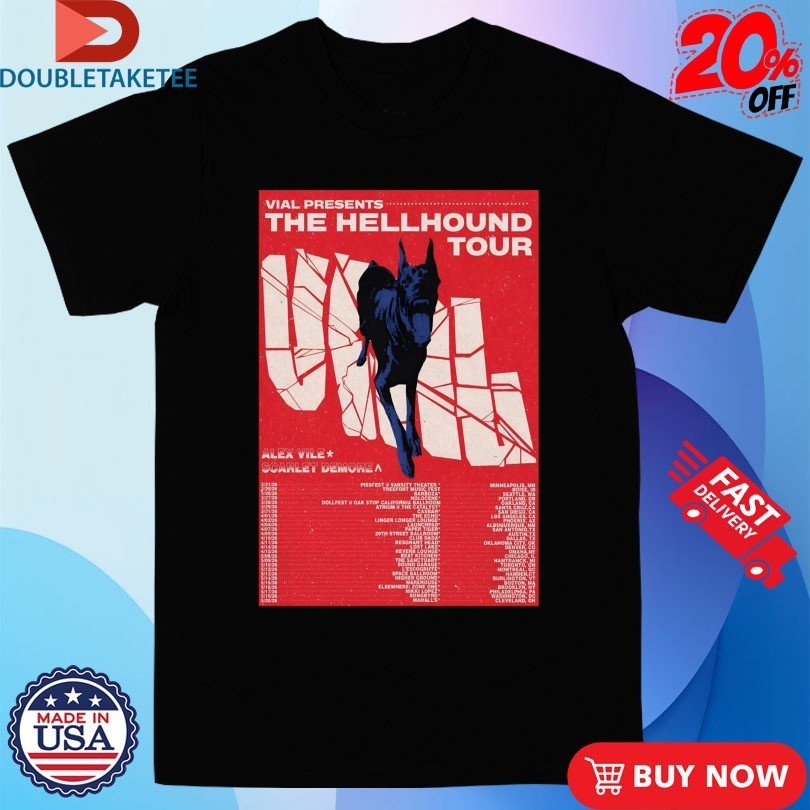 VIAL The Hellhound Tour 2026 Dates Shirts
