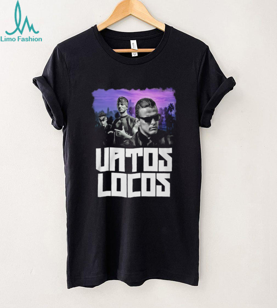 Vatos Locos Forever Blood In Blood Out Purple Sunset Graphic T Shirt