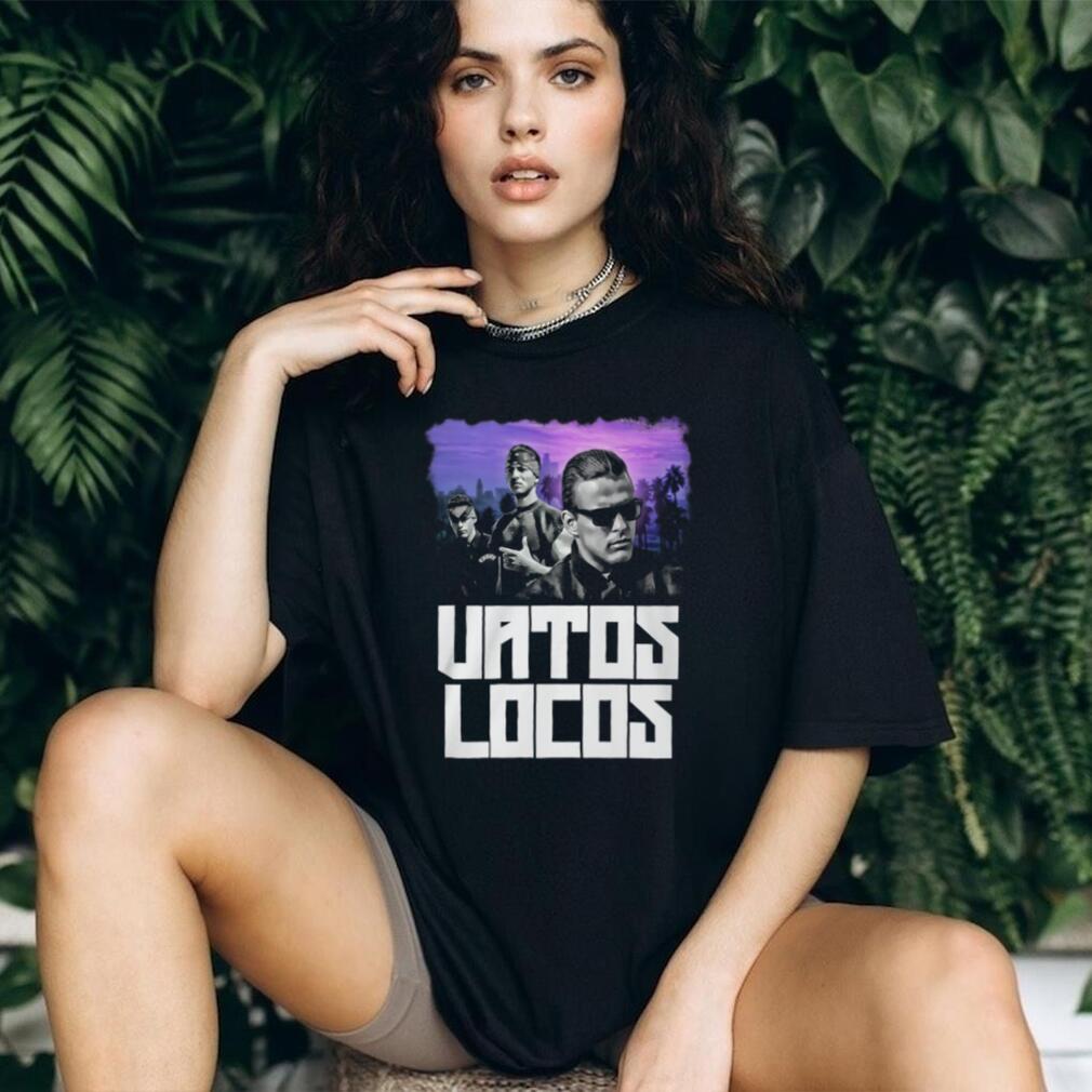 Vatos Locos Forever Blood In Blood Out Purple Sunset Graphic T Shirt