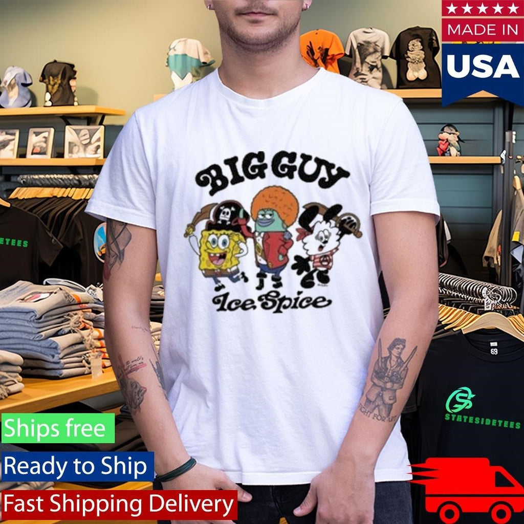 Verdy X Ice Spice Big Guy Character Shirt