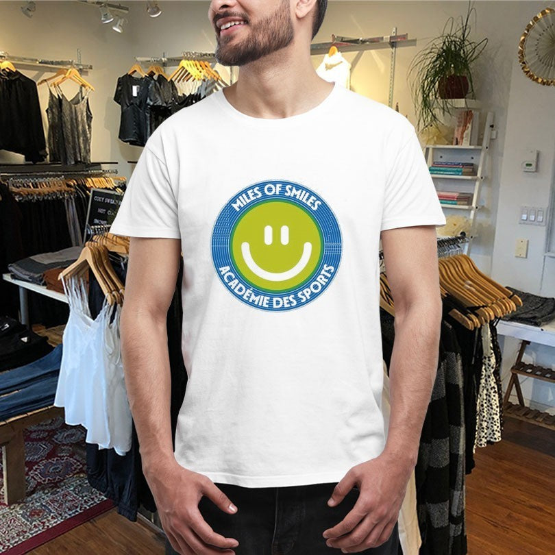 Vice 84 Miles Of Smiles Academie Des Sports Smiley Track Shirts