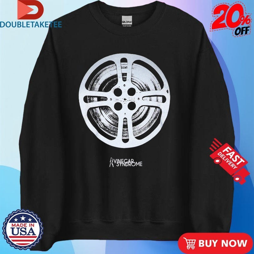 Vinegar Syndrome 16mm Film Reel Metallic Silver Shirts