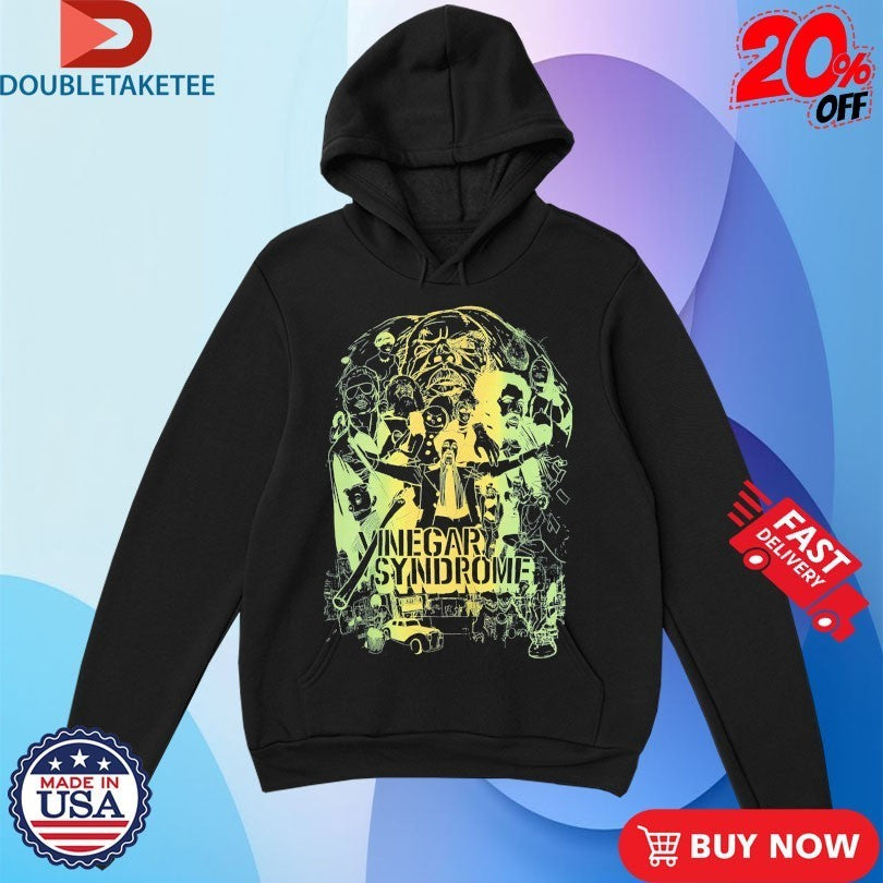 Vinegar Syndrome Family Portrait Negative Split Fountain Shirts