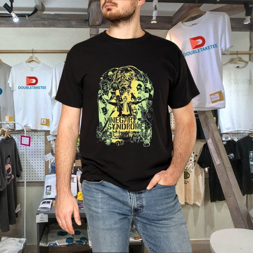 Vinegar Syndrome Family Portrait Negative Split Fountain Shirts