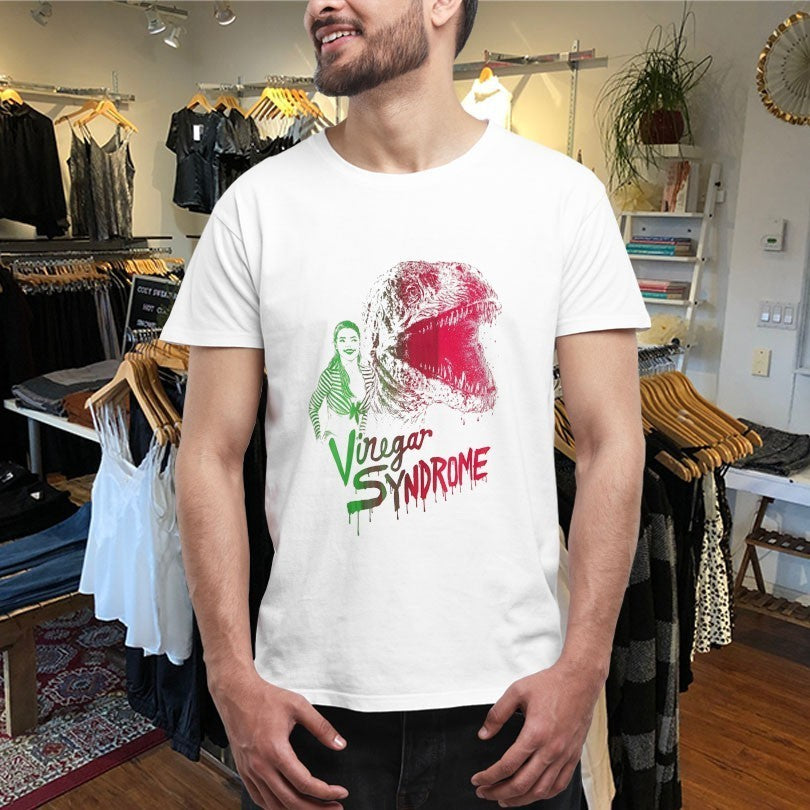 Vinegar Syndrome Tammy & the T-Rex Split Fountain Shirts