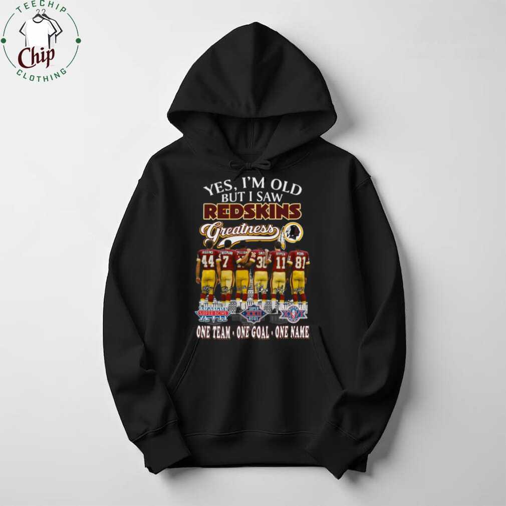 Vintage Washington Redskins Greatness One Team One Name T Shirt