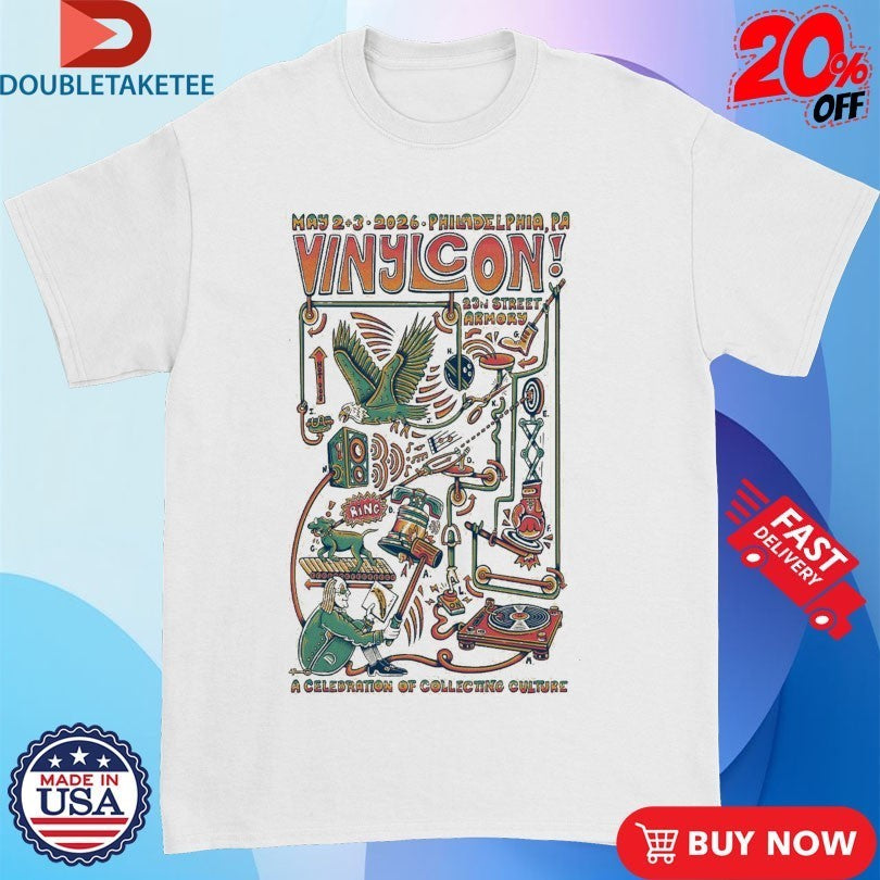 Vinylcon! May 2-3 2026 Philadelphia PA Shirts