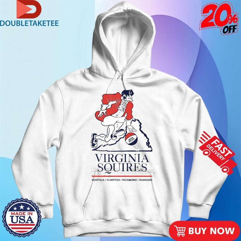 Virginia Squires 1970-1972 Norfolk Hampton Richmond Roanoke Logo Shirts