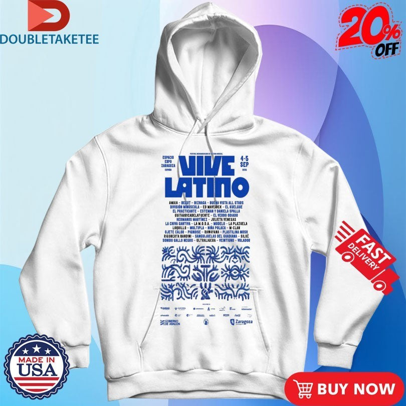 Vive Latino Espacio Expo Zaragoza September 4-5 2026 Shirts