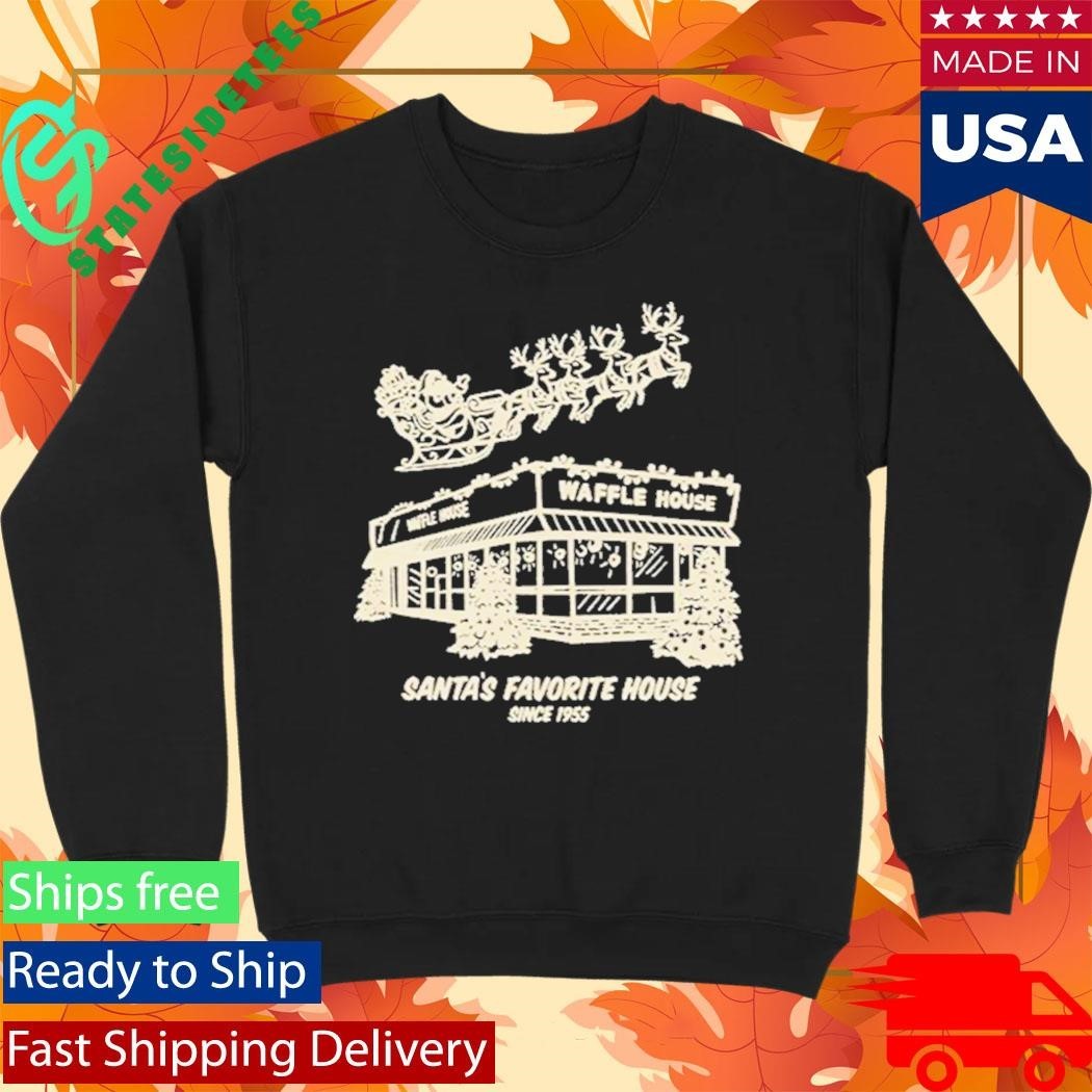 Waffle House Adult Christmas Shirt