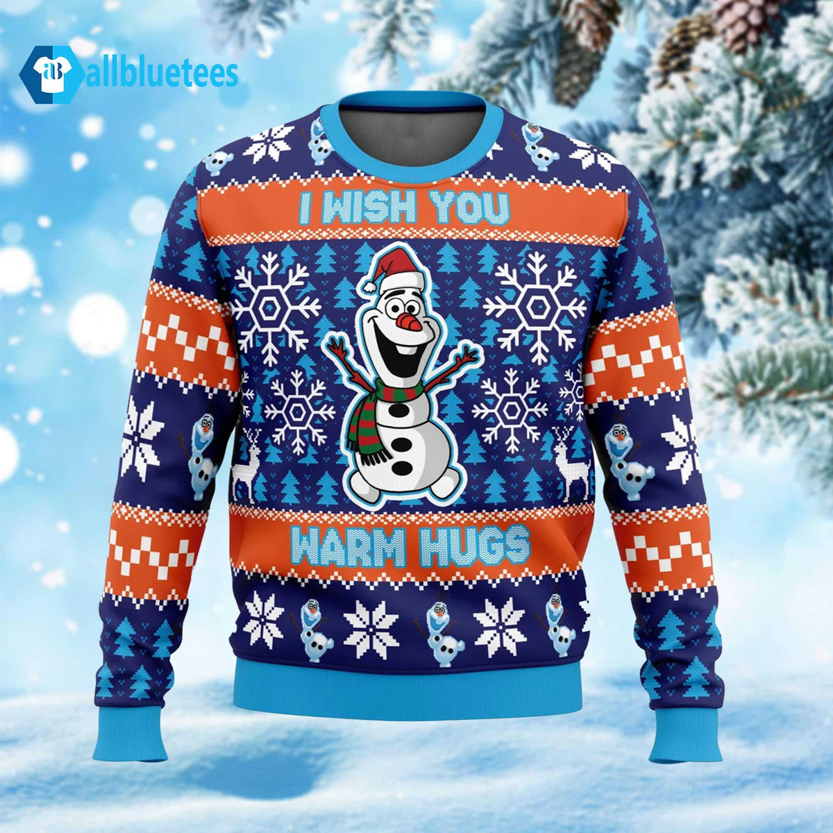 I Wish You Warm Hugs Ugly Christmas Sweater