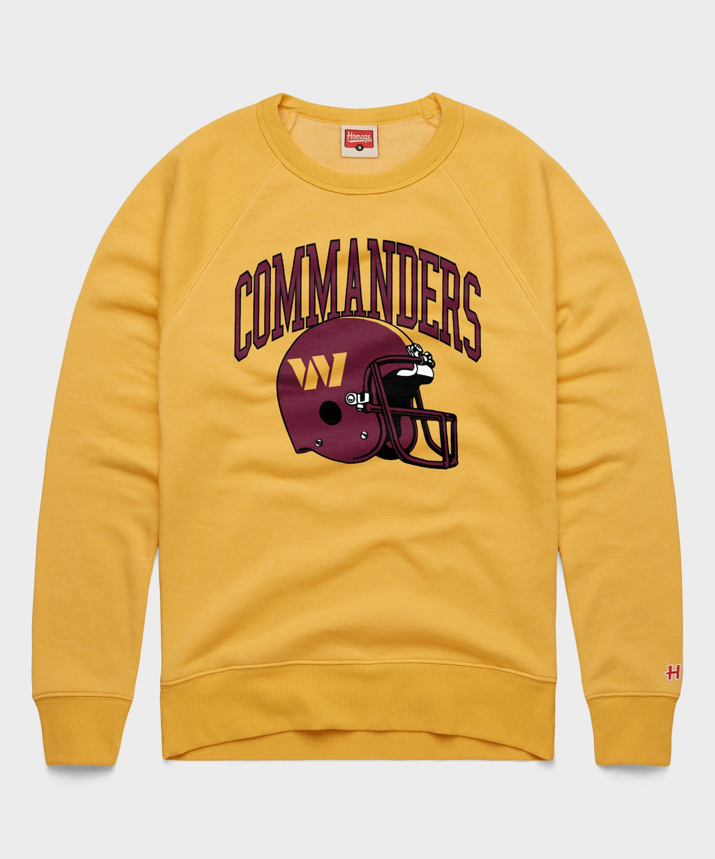 Washington Commanders Helmet Crewneck