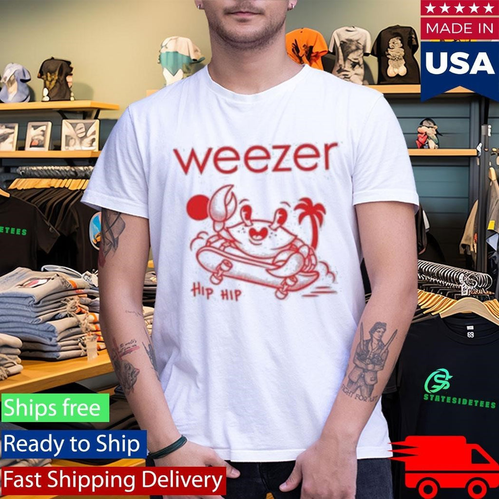 Weezer Web Crab Shirt