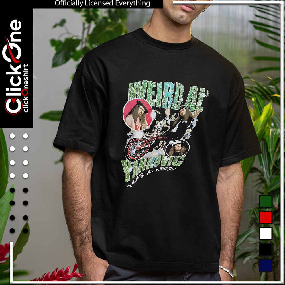 Weird Al Yankovic white and nerdy shirt